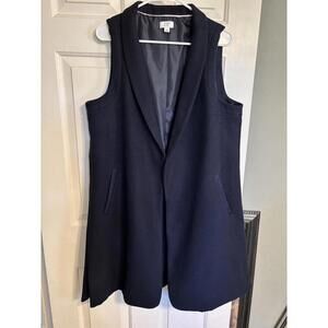 Crown and Ivy Long Duster Vest